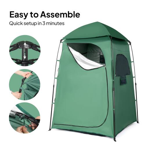 Easy to Assemble  
Quick setup in 3 minutes