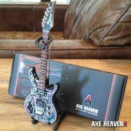 Joe Satriani - Axe Heaven Joe Satriani Flying In A Blue Dream Miniature Guitar JS-602 - Collectibles - Multicolor