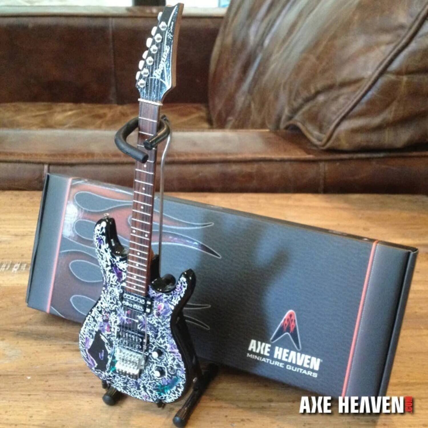 Joe Satriani - Axe Heaven Joe Satriani Flying In A Blue Dream Miniature Guitar JS-602 - Collectibles