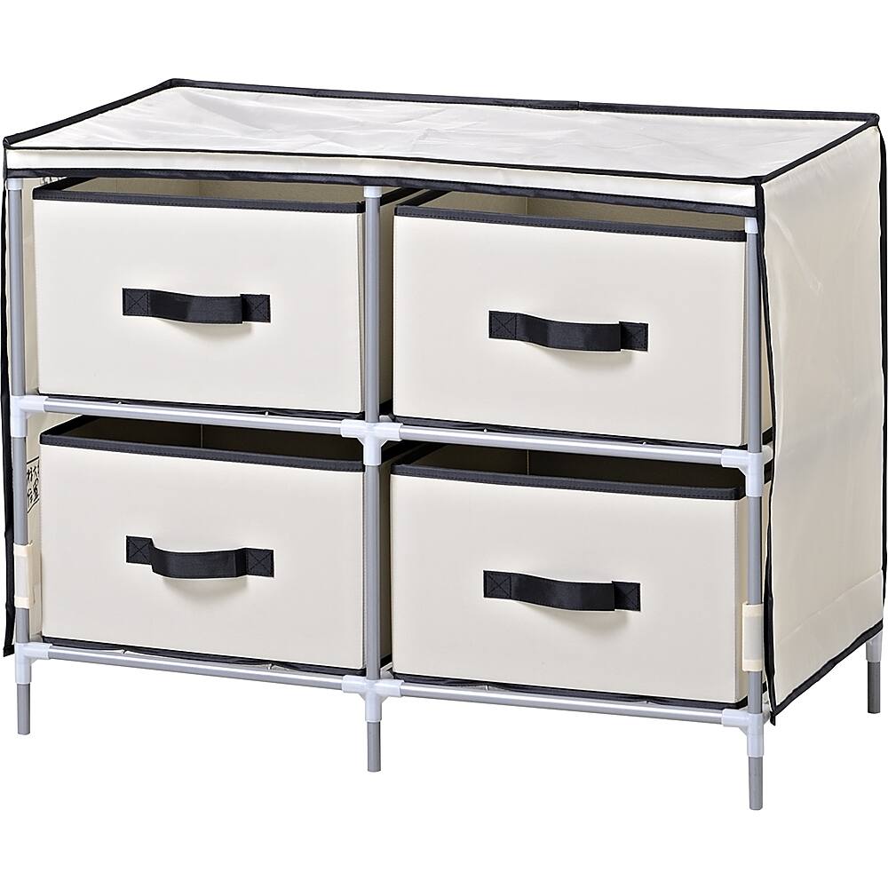 Best Buy Homestar 4Drawer Fabric Dresser Beige ZH141796BE
