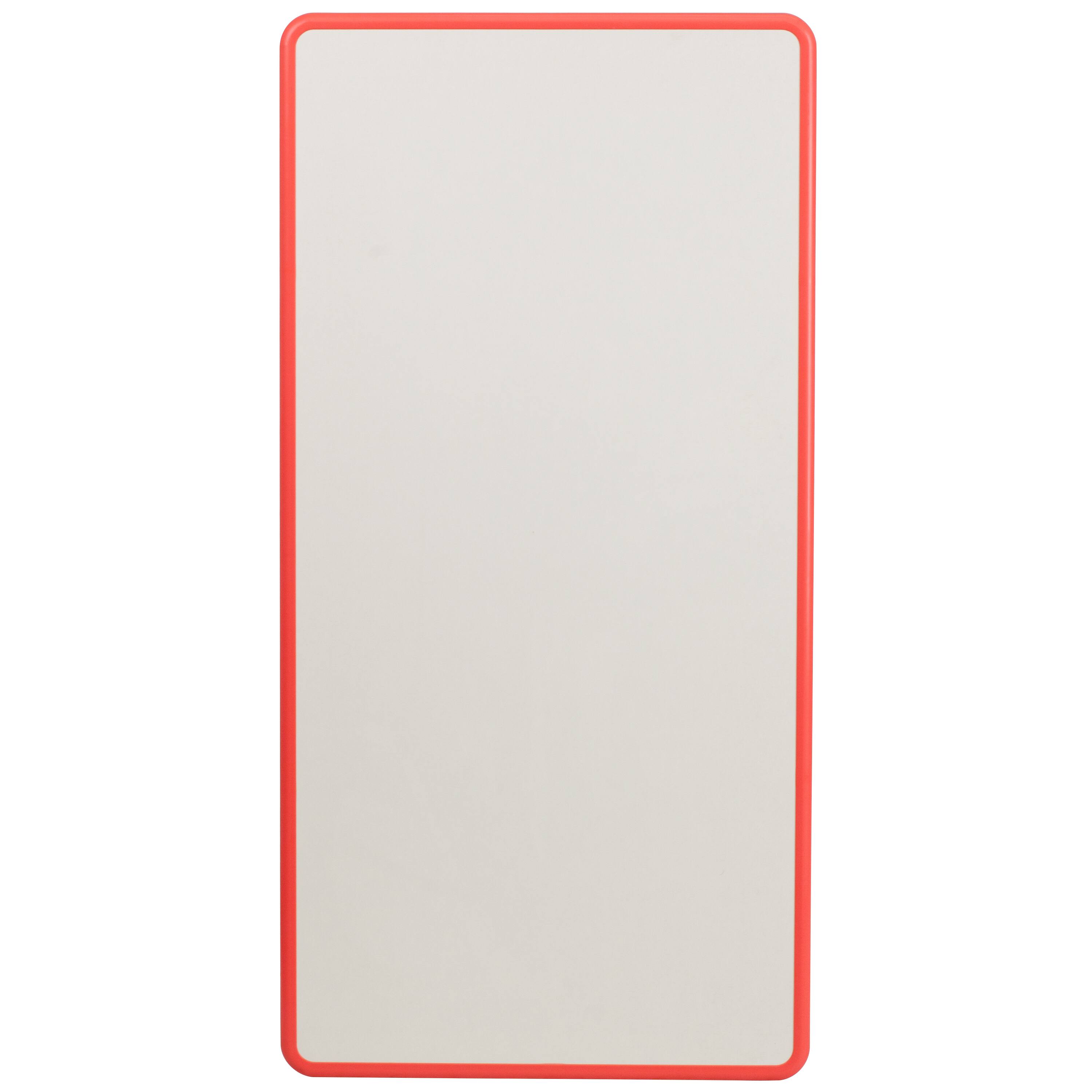 Alt View 4. Emma + Oliver - 23.625"W x 47.25"L Rectangular Plastic Height Adjustable Activity Table - Red.