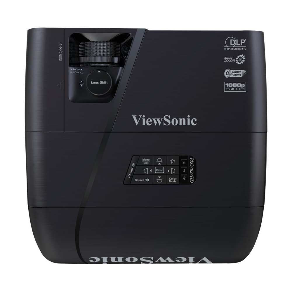 Signal Otvoren Nadstrešnica  Best Buy: ViewSonic LightStream Pro7827HD 1080p DLP Projector Black  PRO7827HD