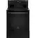 Front. GE - 5.3 Cu. Ft. Freestanding Electric Range with Manual Cleaning - Black.