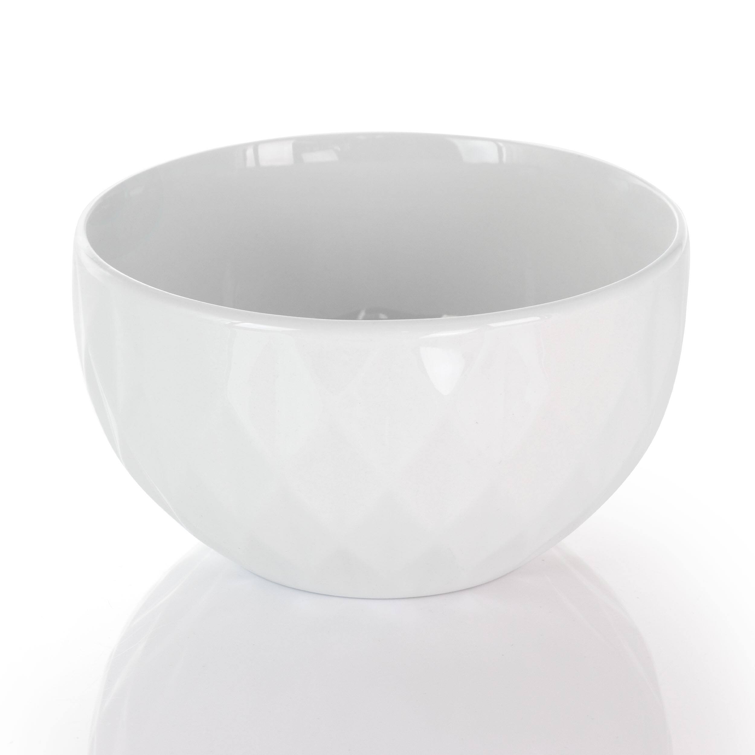 Alt View 5. Elama - Elama Sienna 18 Piece Porcelain Dinnerware Set in White - White.