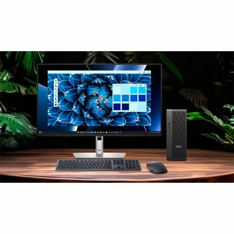 Alt View 8. Dell - Dell Pro Max FCM2250 Desktop Computer - Intel Core Ultra 5 235 - 16 GB - 512 GB SSD - Micro PC - Standard Black - Intel - Black.