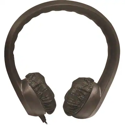 Front. Hamilton Buhl - Hamilton Buhl Flex Phones Foam Headphones - 3.5mm Plug Black - Black.