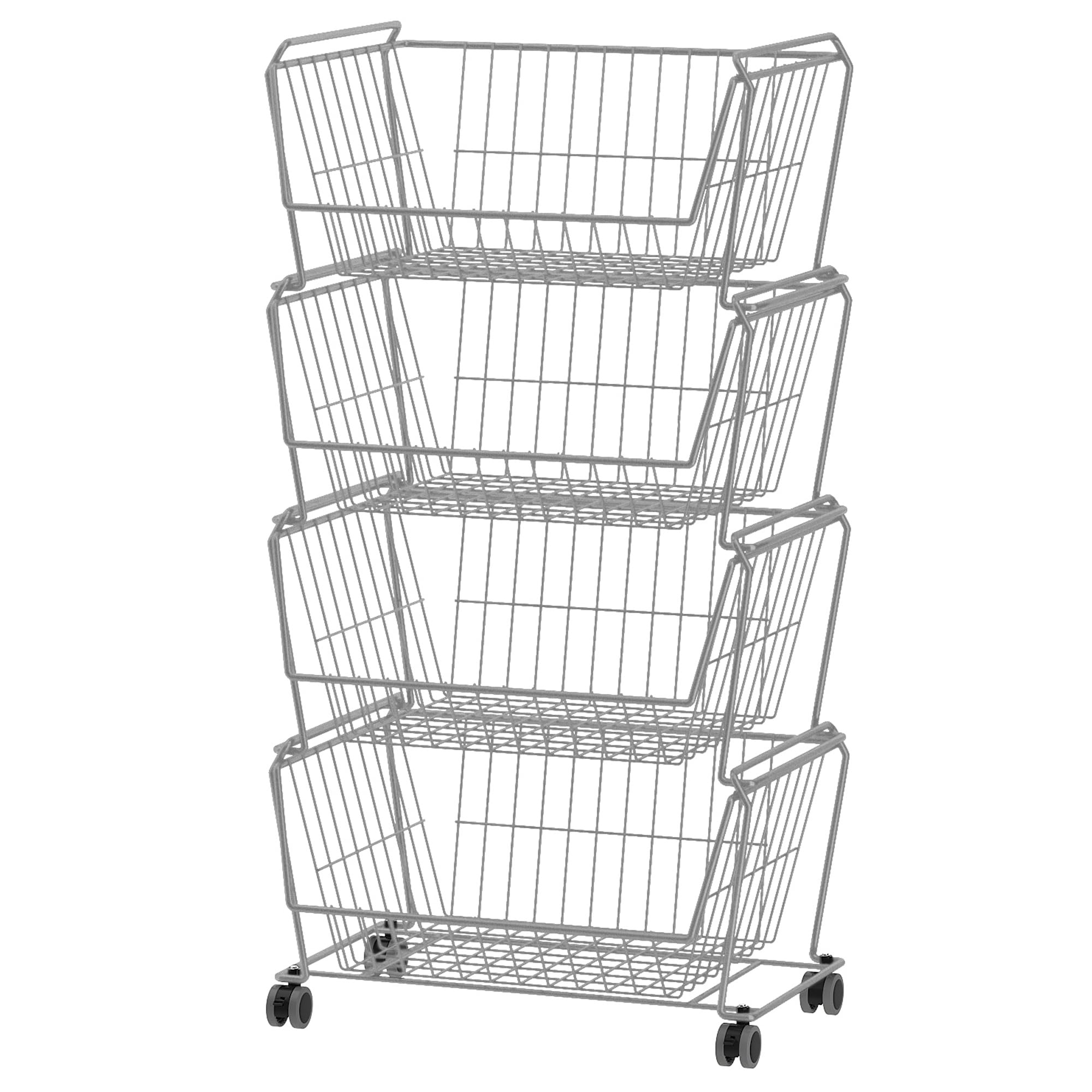 Silver Grey 4 Tier Plus