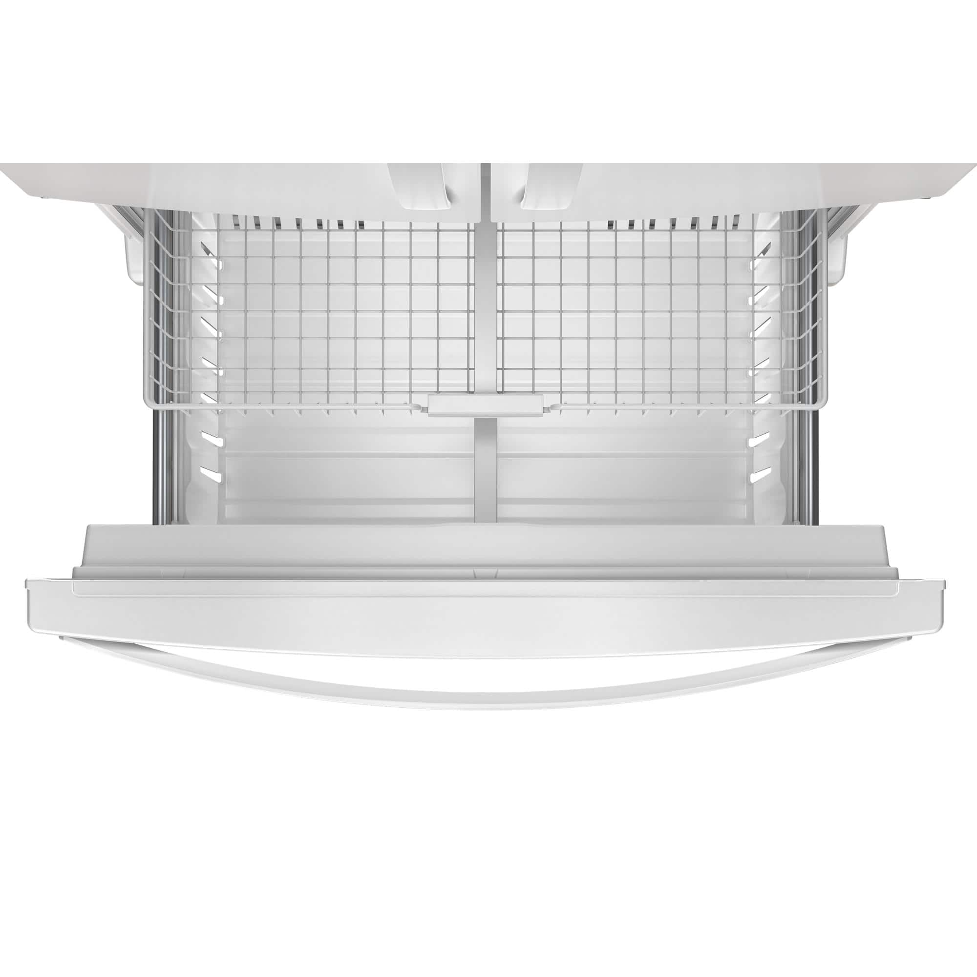 Alt View 1. Whirlpool - 24.7 Cu. Ft. French Door Refrigerator with Elevated Deli Drawer - White.