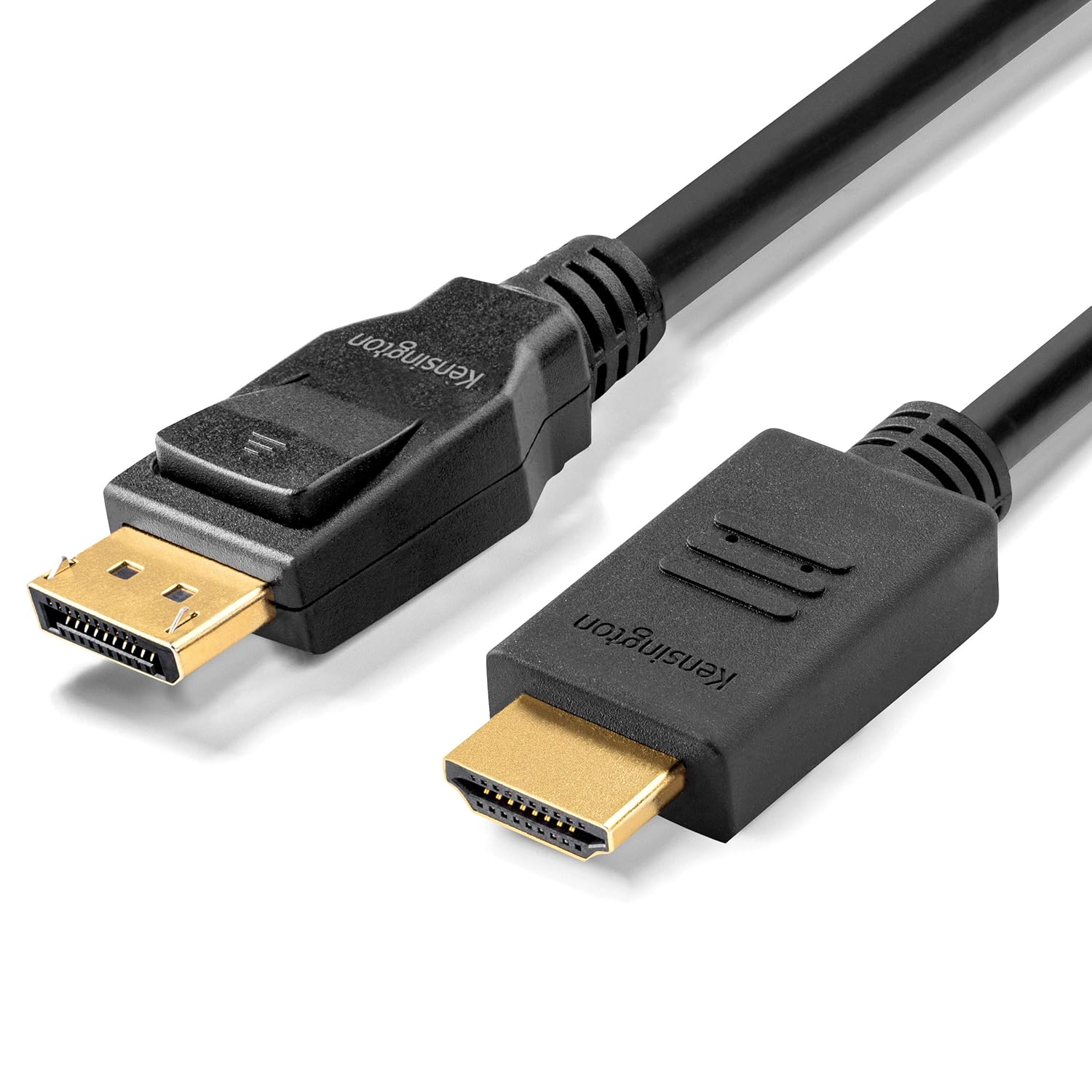 Kensington - DisplayPort 1.2 (M) to HDMI (M) Passive Unidirectional Cable, 6ft