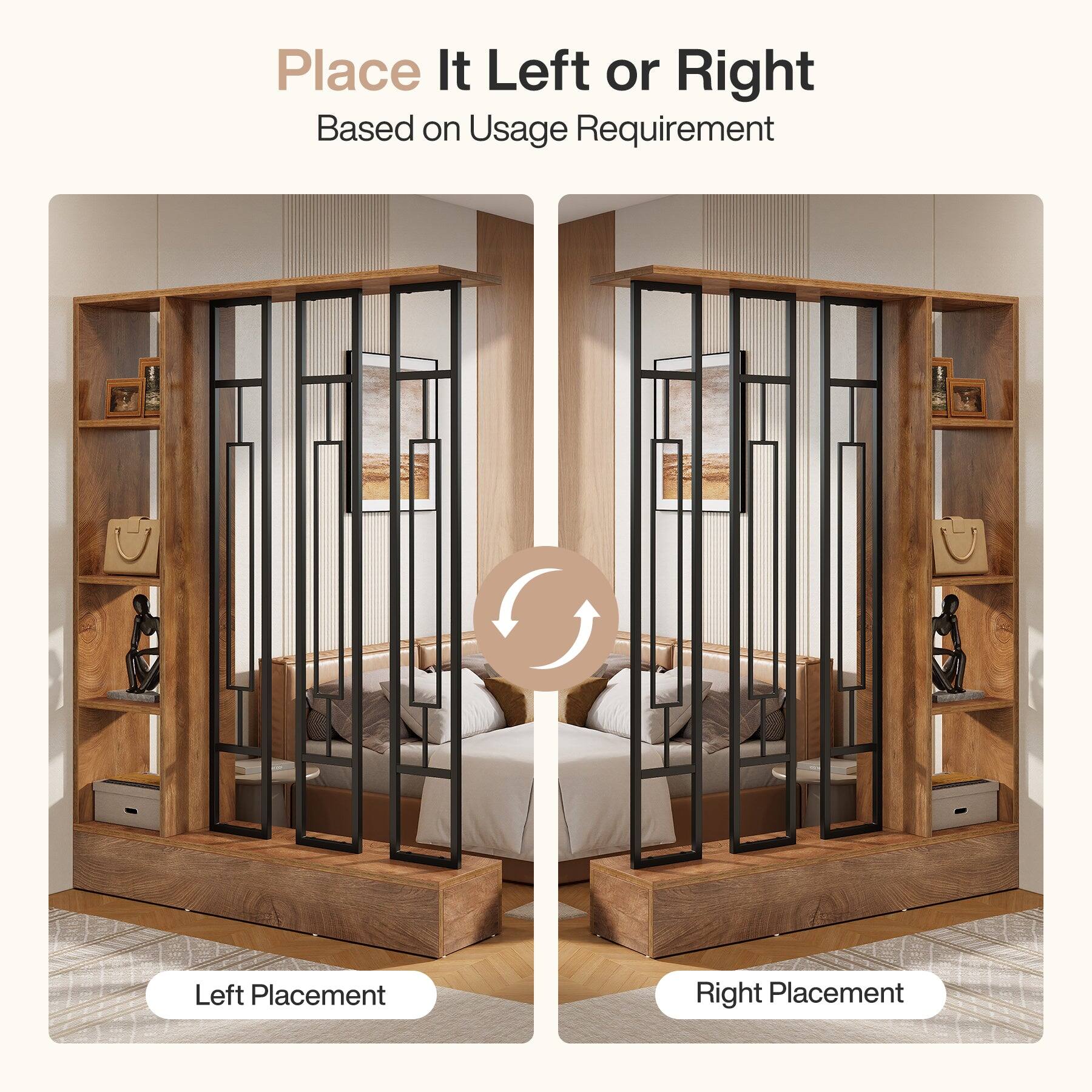 Place It Left or Right  
Based on Usage Requirement  

Left Placement  
Right Placement