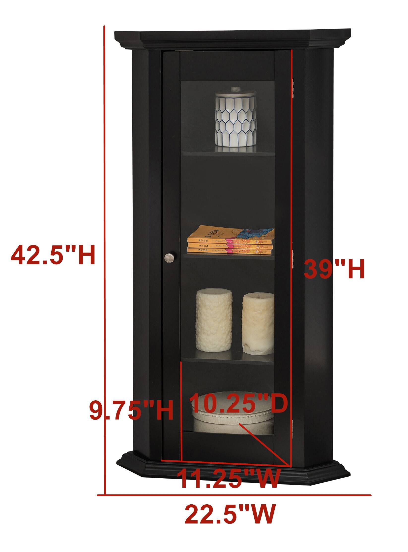 42.5"H  
39"H  
9.75"H  
10.25"D  
11.25"W  
22.5"W