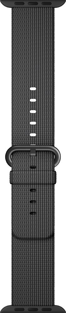 Angle. Apple - Woven Nylon for Apple Watch 42mm - Black.