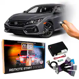 MPC - Factory Remote Activated Remote Start For 2016-2021 Honda Civic - Push-to-Start - Black