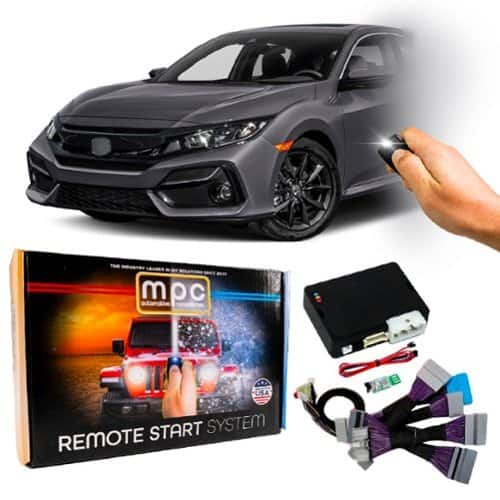 MPC - Factory Remote Activated Remote Start For 2016-2021 Honda Civic - Push-to-Start - Black