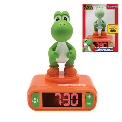 SUPER MARIO
LEXIBOOK
ORIGINAL GAME SOUNDS VERTABLES SONS DES JEUX SUPER MARIO KLINGELTEN
SUPER MARIO
ALARM CLOCK WITH SOUNDS RVEIL AVEC SONS WECKER MIT KLINGELTEN
LEXIBOOK SUPERMARIO + 790