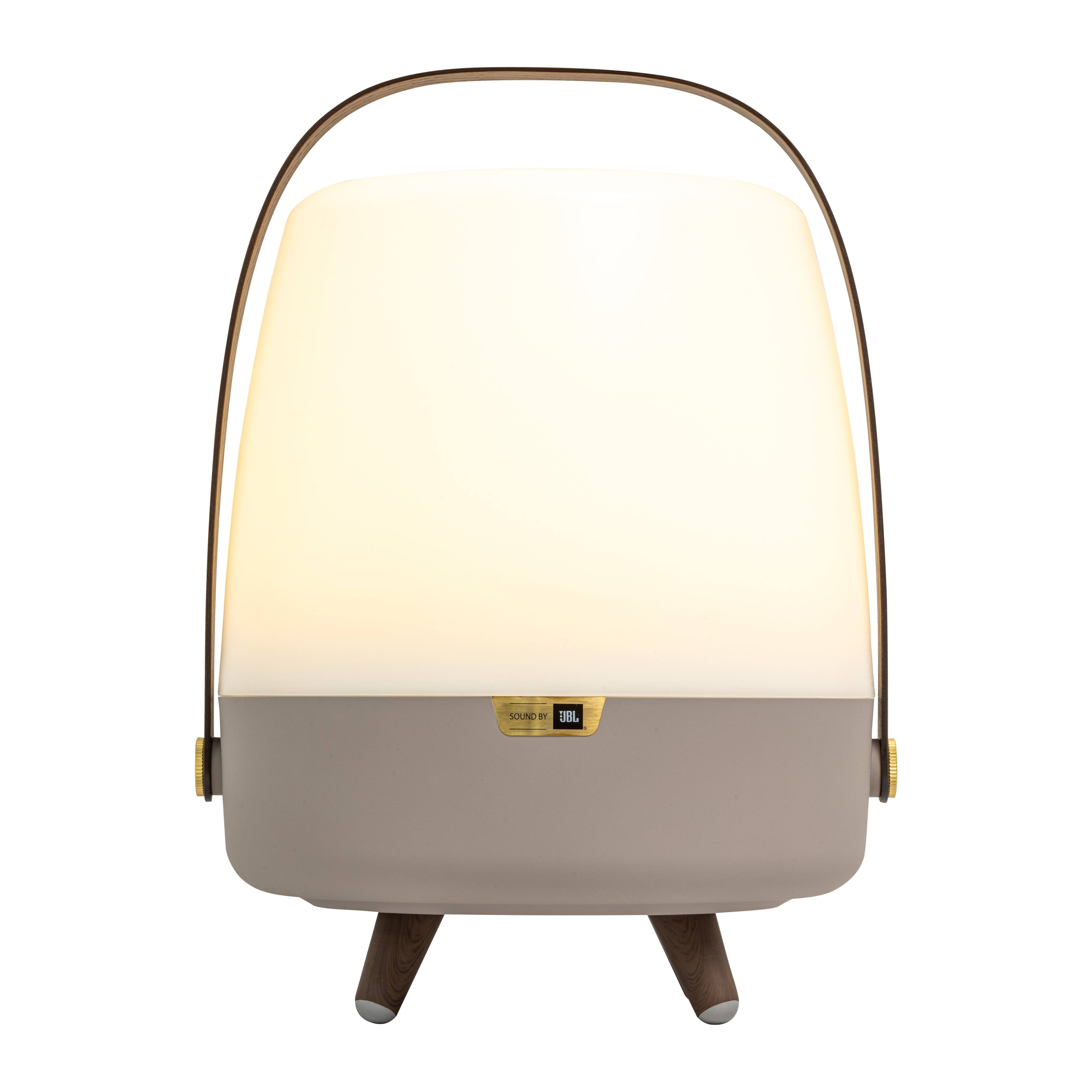 Alt View 3. Kooduu - Lite Up Play- Earth Lamp, Cordless rechargeable indoor/outdoor speaker Lamp, Sound by JBL.
