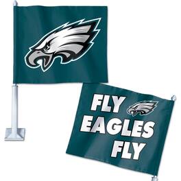 WinCraft - Philadelphia Eagles Double-Sided Slogan Car Flag - Multicolor