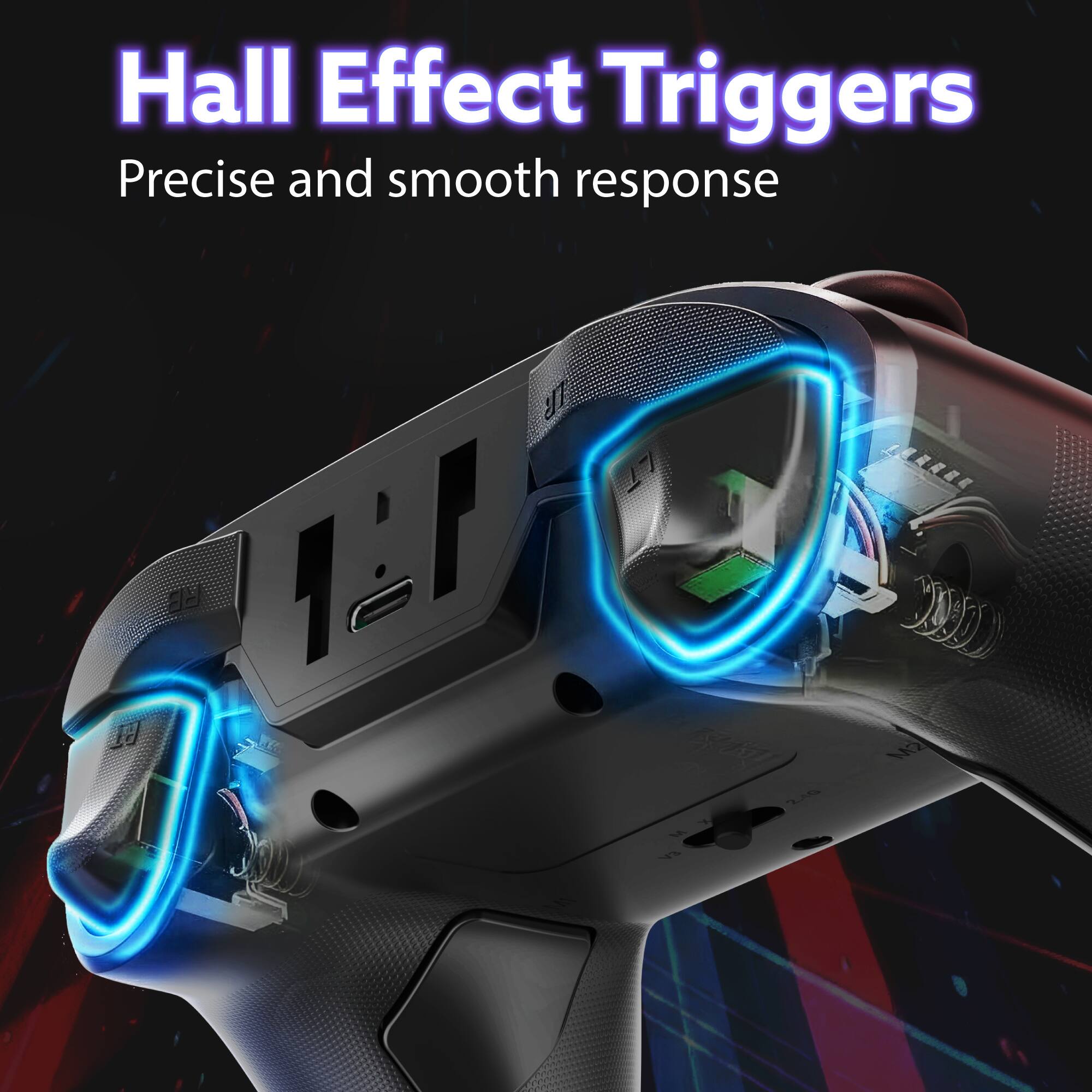 Hall Effect Triggers  
Precise and smooth response