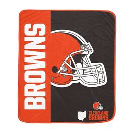 Pegasus - Cleveland Browns 50" x 60" Endzone Ultra Soft Throw Blanket - Multicolor