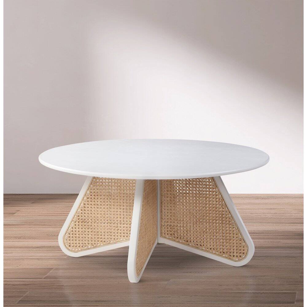 Alt View 1. Meridian Furniture - Butterfly Coffee Table - White.