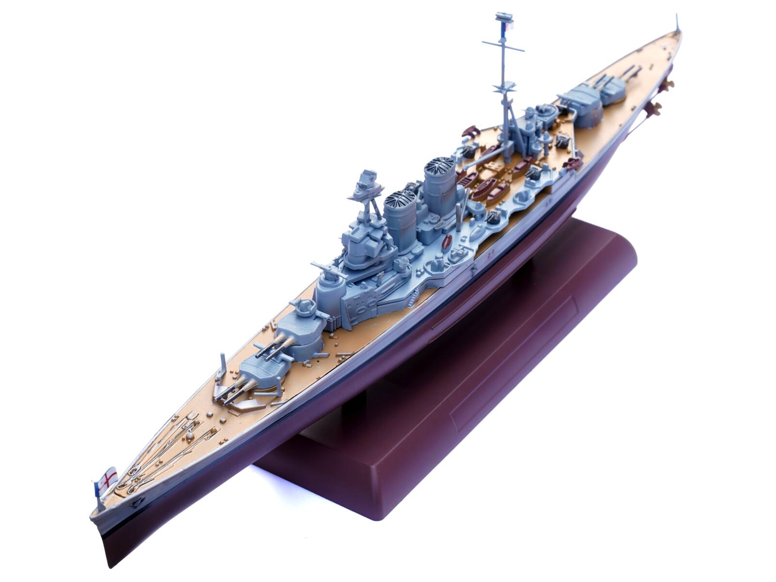 Back. Legion - HMS Hood Battlecruiser "British Royal Navy" 1/1000 Diecast Model by Legion - Multicolor.
