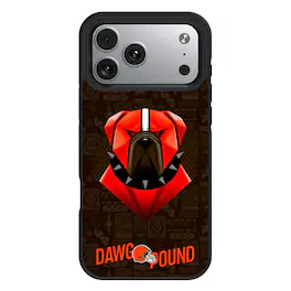 Keyscaper - NFL - Cleveland Browns Bump Case with 8.2ft Drop Protection - 15 - Black
