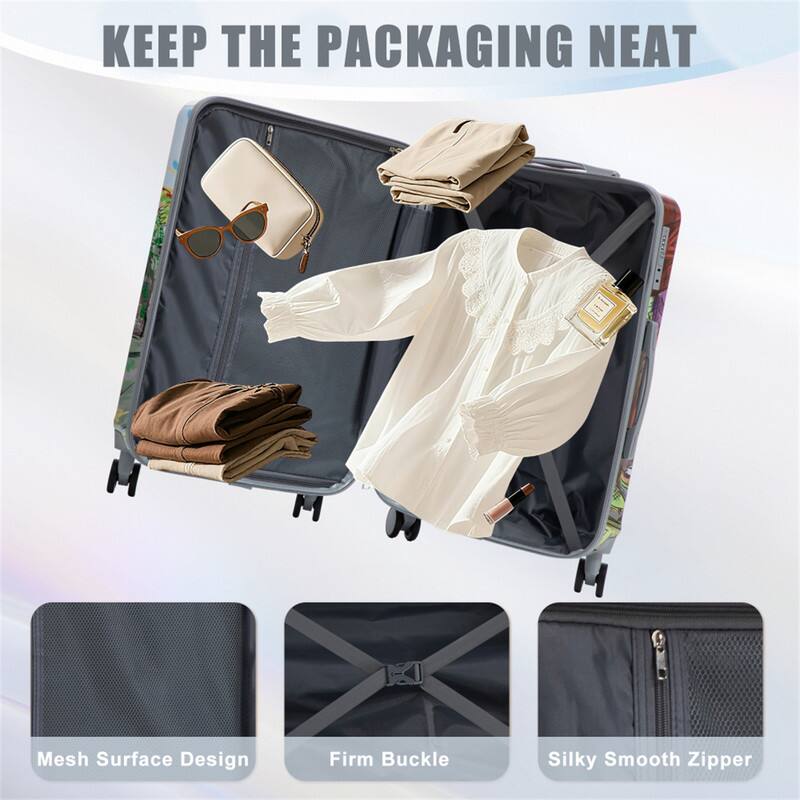 KEEP THE PACKAGING NEAT

Mesh Surface Design  
Firm Buckle  
Silky Smooth Zipper