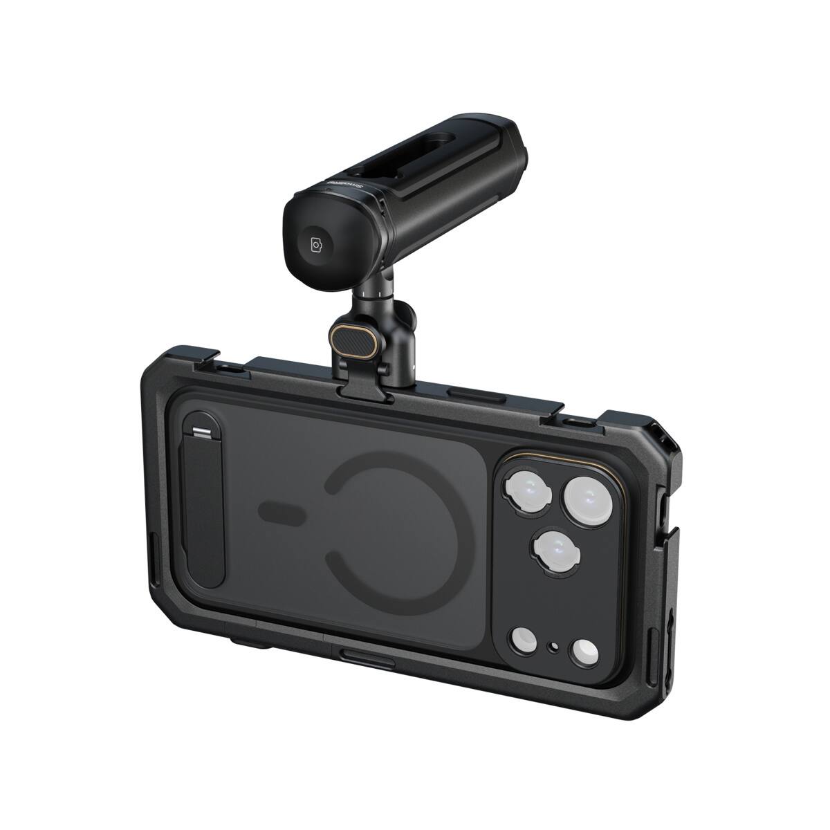 Alt View 3. Smallrig - SmallRig Dual Handheld Mobile Video Cage Kit for iPhone 17 Pro Max.