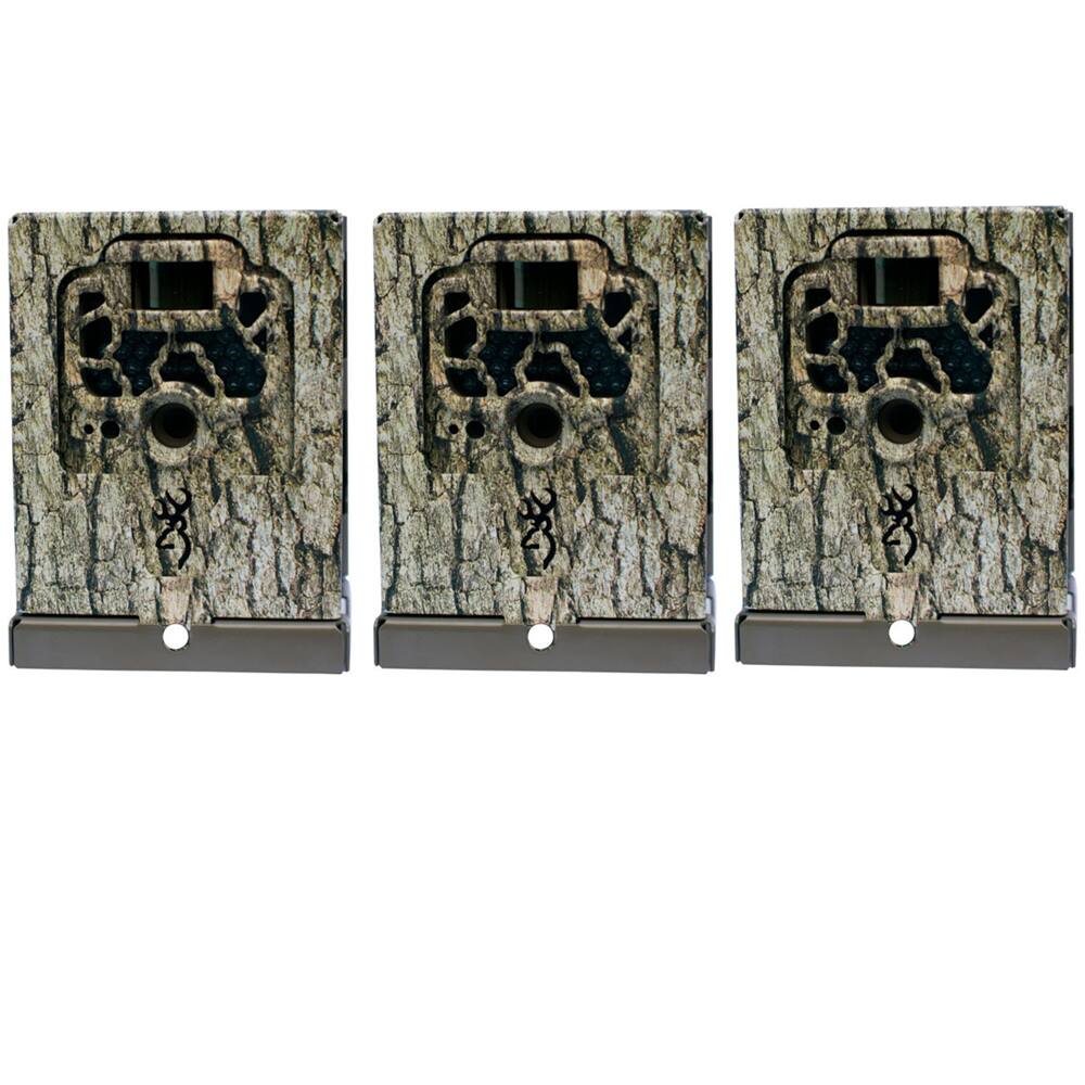 Angle. Browning - Browning Trail Camera Security Box Bundle (3-Pack).