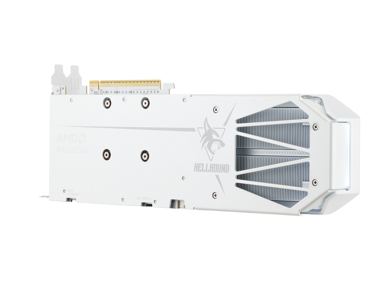 PowerColor Hellhound RX 9060 XT 16GB GDDR6 PCIe 5.0 ATX White