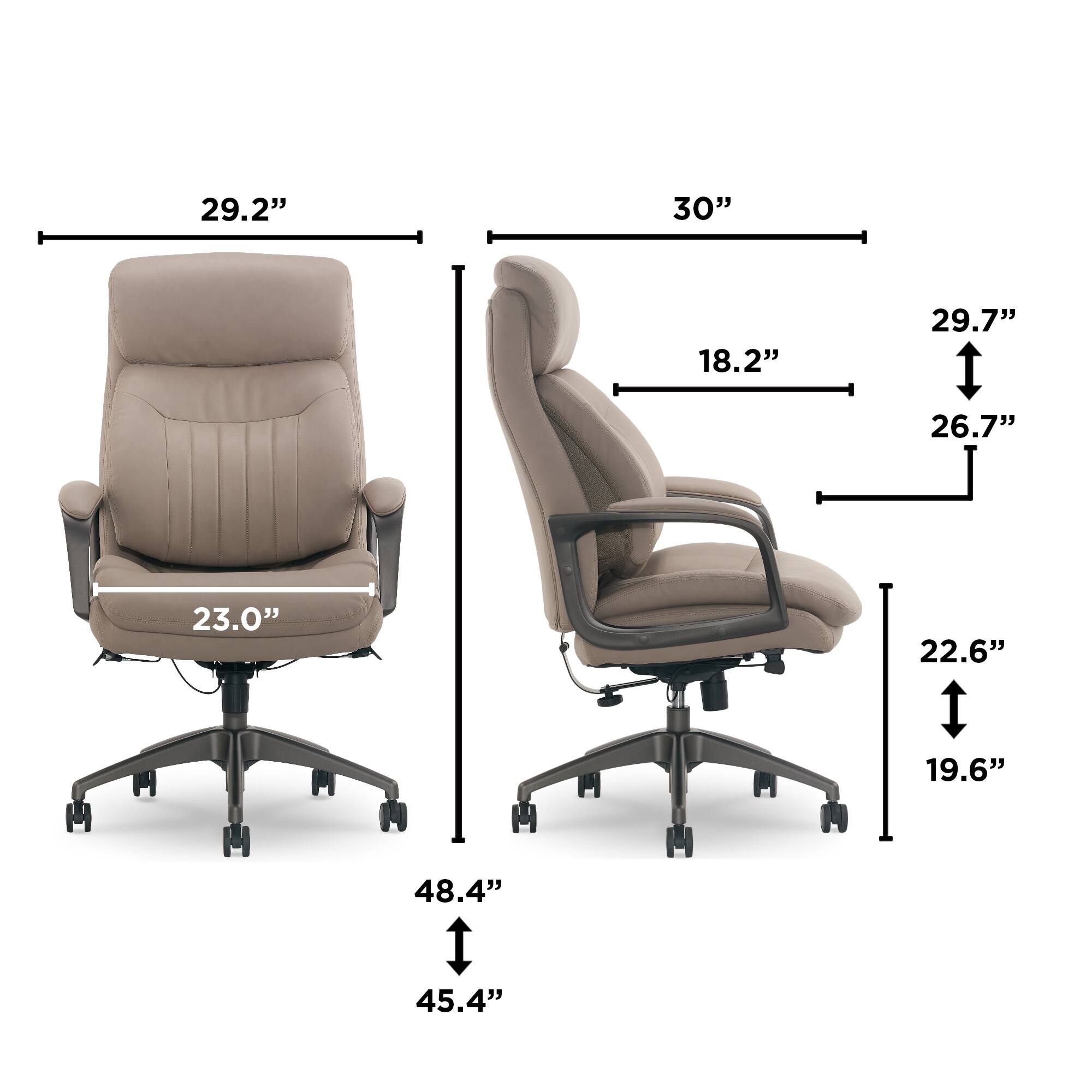 Best Buy: La-Z-Boy Calix Big and Tall Executive Chair with TrueWellness ...