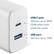 PD 30W USB-C port delivers up to 30W (20W when both ports are used)
USB port delivers up to 12W