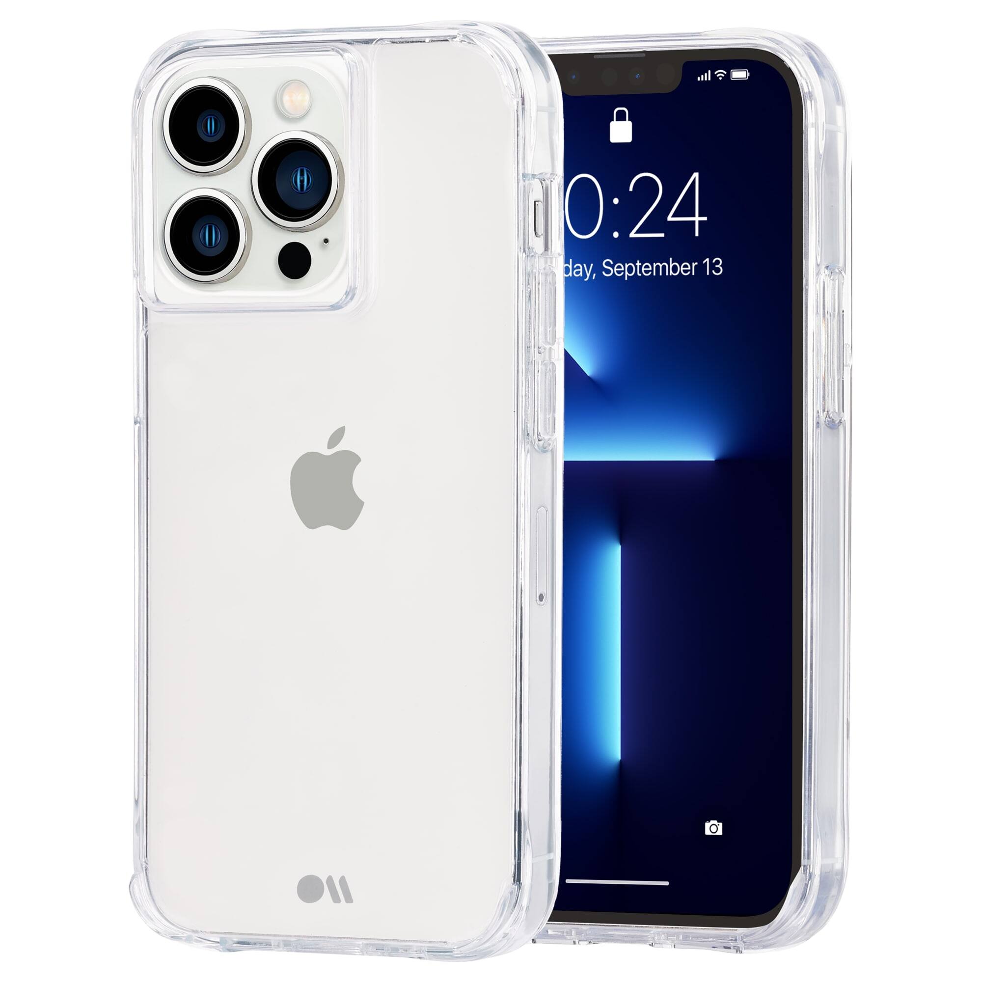 Alt View 3. Case-Mate - Tough Clear Hardshell Case for iPhone 13 - Clear.