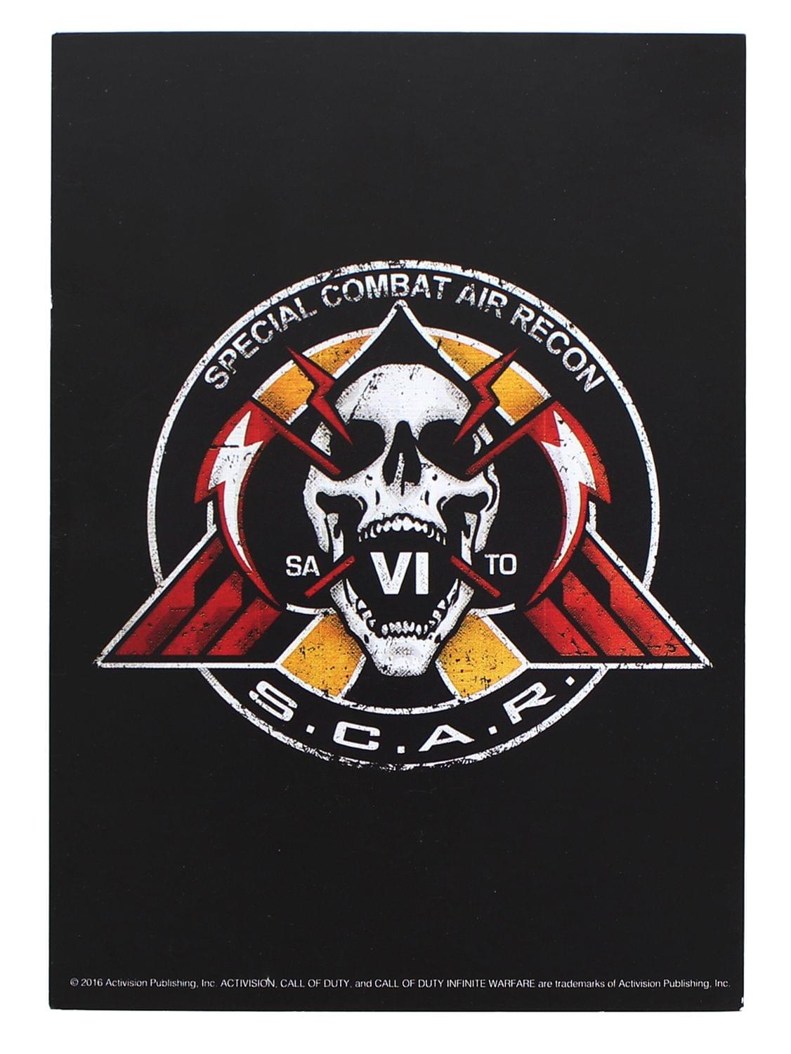 SPECIAL COMBAT AIR RECON  
SA VI TO  
S.C.A.R.  

© 2016 Activision Publishing, Inc. ACTIVISION, CALL OF DUTY, and CALL OF DUTY INFINITE WARFARE are trademarks of Activision Publishing, Inc.
