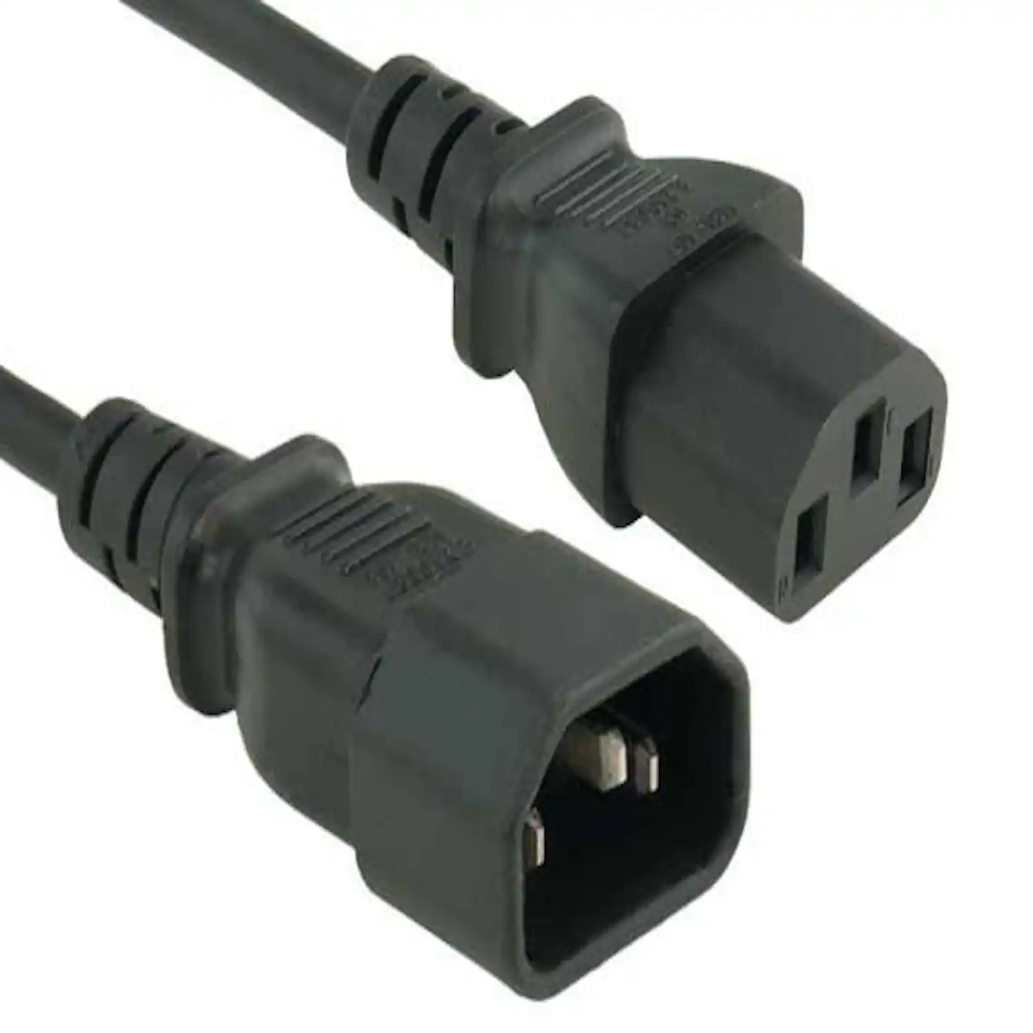 Sanoxy - Cables and Adapters; 15ft Computer Power Extension Cord (IEC320 C13 to IEC320 C14) - Black