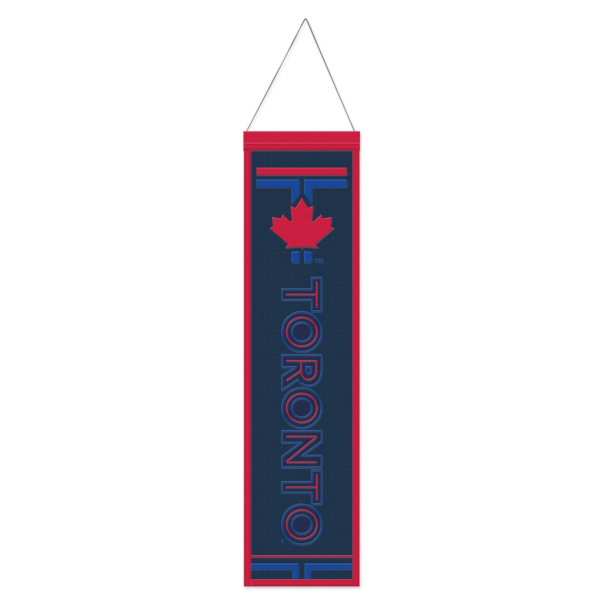 WinCraft - Toronto Blue Jays 2024 City Connect 8" x 32" Wool Banner - Multicolor
