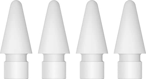 Apple - Pencil Tips - 4 pack - White - Larger Front