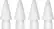 Front. Apple - Pencil Tips - 4 pack - White.