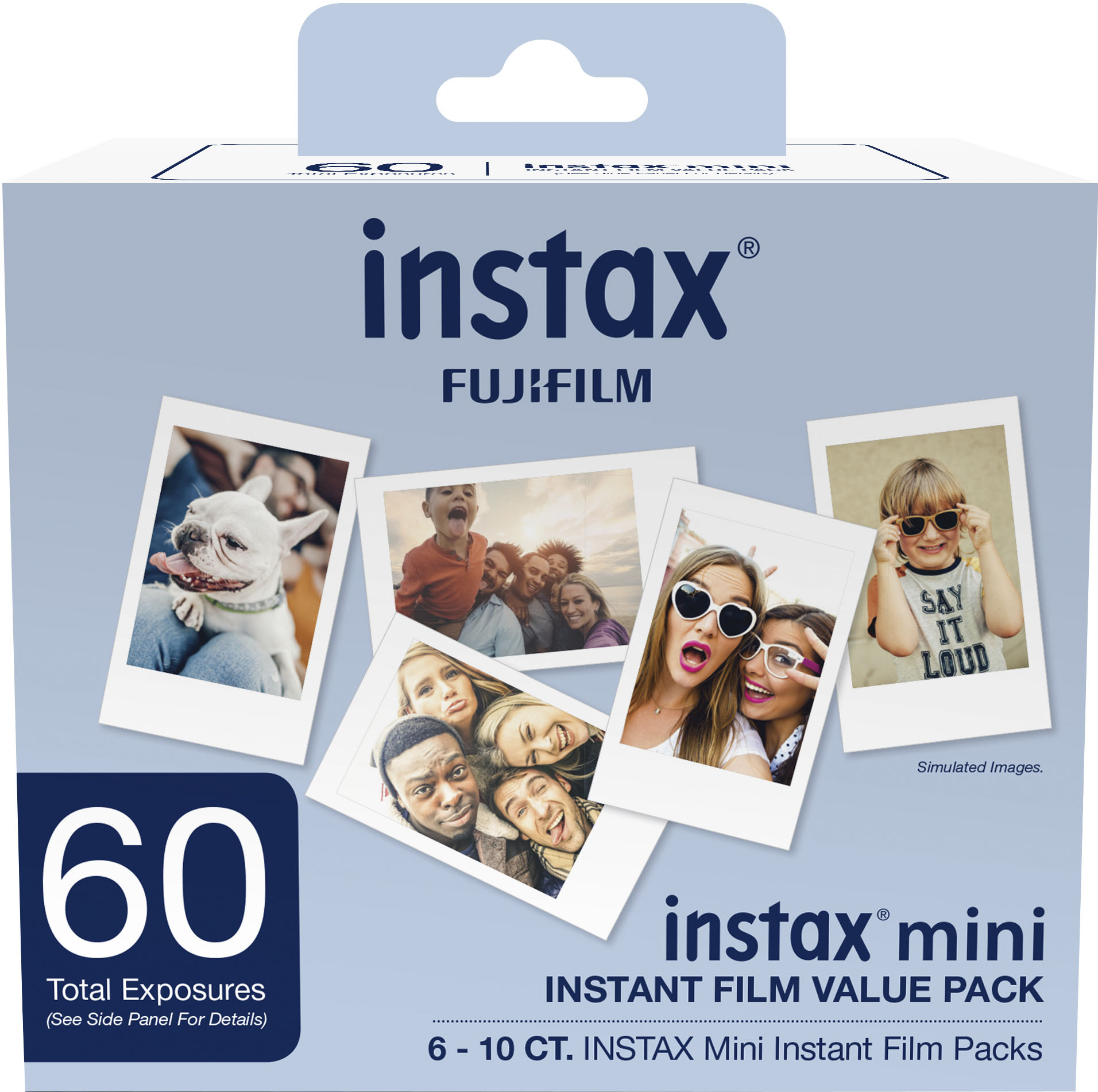 fiesta Aclarar Jabeth Wilson Fujifilm instax Mini Film Value Pack (60 Sheets) White 600016111 - Best Buy