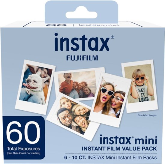 Angle Zoom. Fujifilm - instax mini Instant Film Value Pack - White.