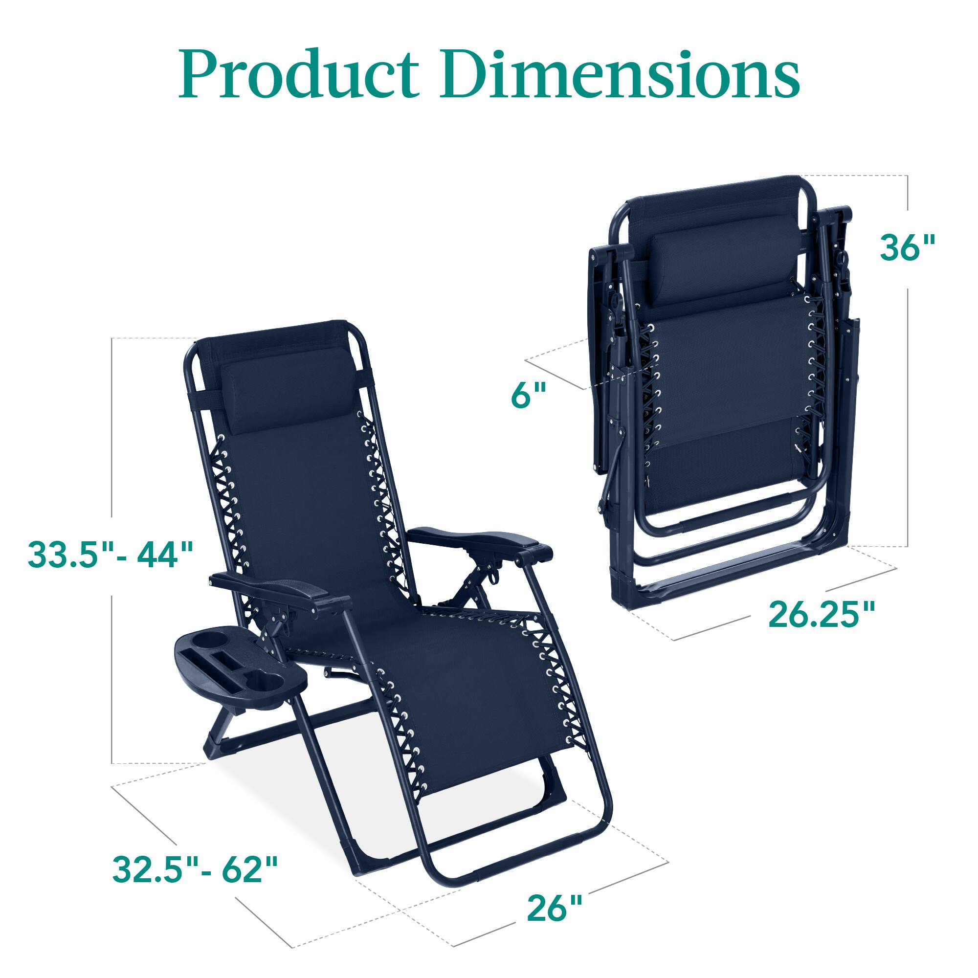 Product Dimensions

- 36"
- 6"
- 33.5" - 44"
- 26.25"
- 32.5" - 62"
- 26"