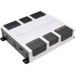 Power Acoustik - Edge 2500W Class AB Mono Amplifier with Selectable Bass Boost - White, Black - Larger Front