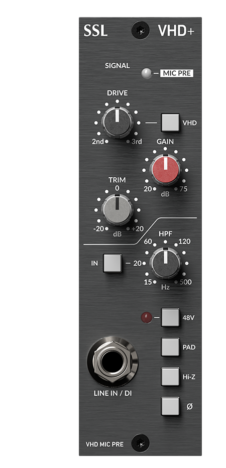 Solid State Logic - VHD+ Pre Module, Uniquely Versatile VHD Based Preamp Technology