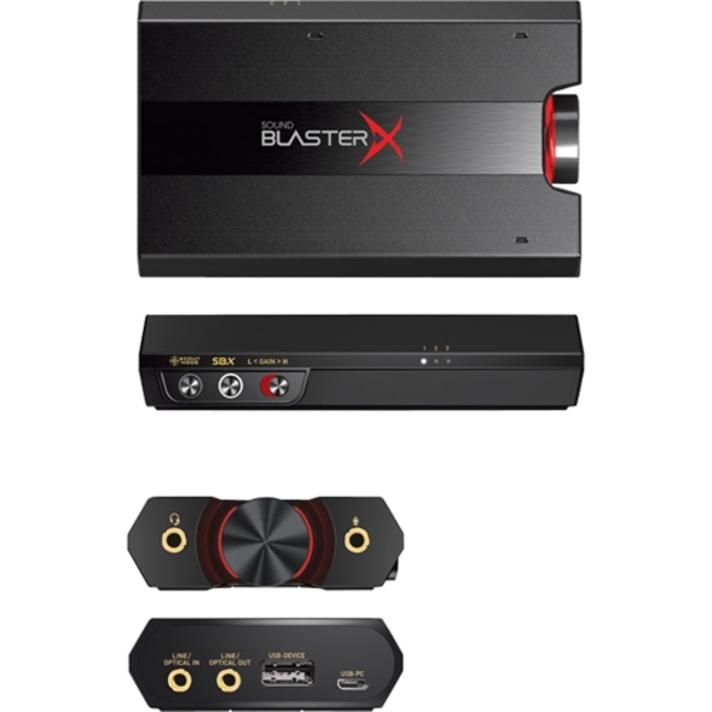 Wat leuk voordeel Menselijk ras Best Buy: Creative Sound BlasterX G5 Black SB170000000