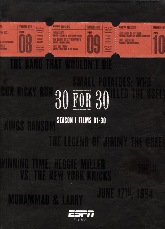  ESPN Films 30 for 30: Season 1 Films 01-30 [12 Discs] [DVD]