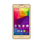 Front. BLU - Neo X N070U with 4GB Memory Cell Phone (Unlocked) - Gold.