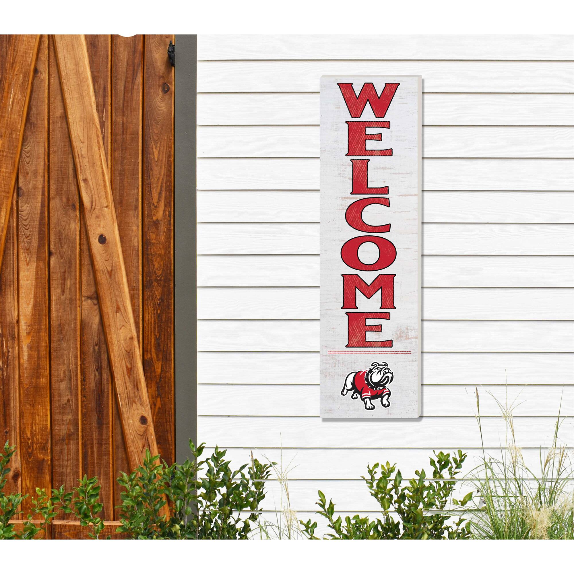 Alt View 1. Jardine - Gardner-Webb Bulldogs 10'' x 35'' Indoor/Outdoor Welcome Sign - White.