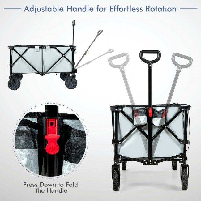 Adjustable Handle for Effortless Rotation

Press Down to Fold the Handle