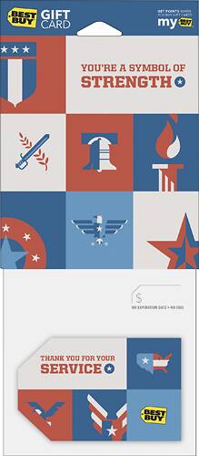 Front. Best Buy® - $30 Symbol of Strength Gift Card.