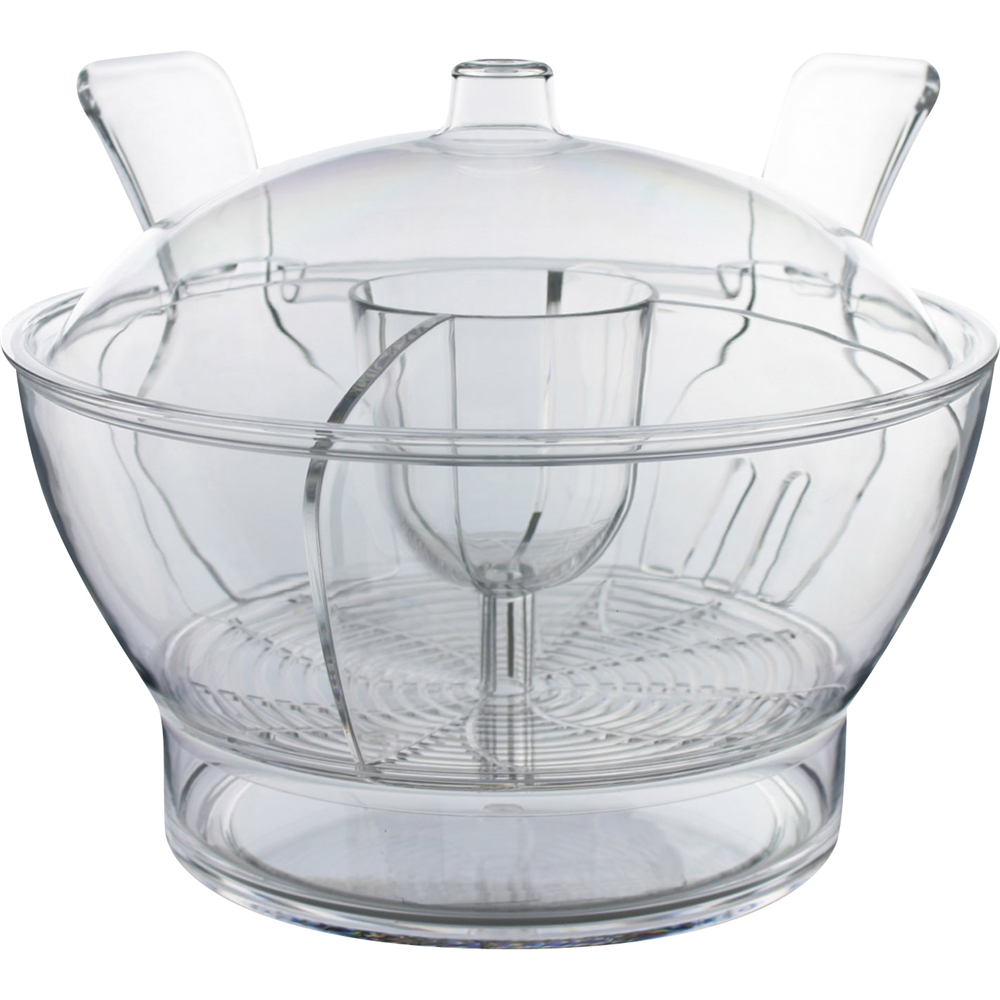 Acrylic Salad Bowl & Server, Clear - Prodyne